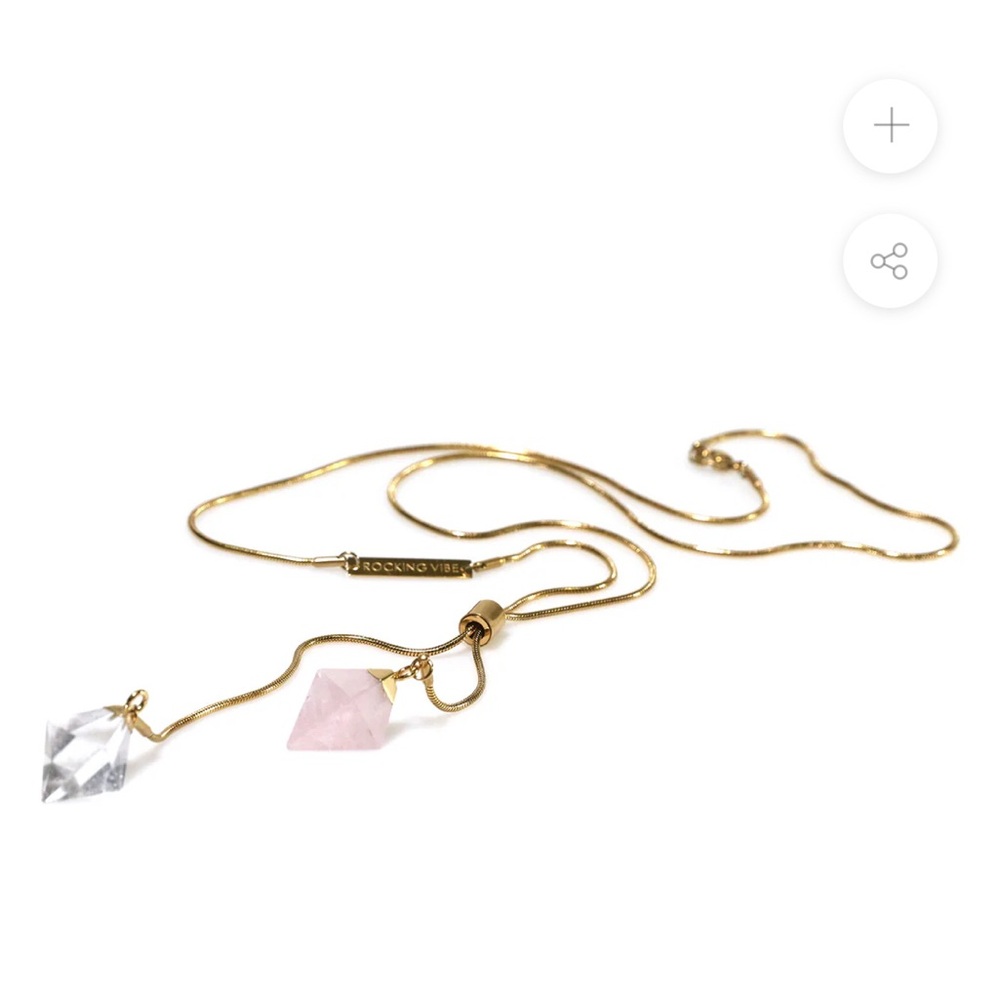 ROCKING VIBE 34” Grace Quarts Necklace